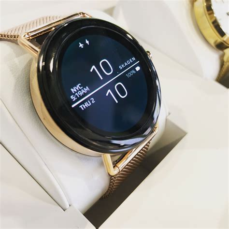 fossil skagen smartwatch.